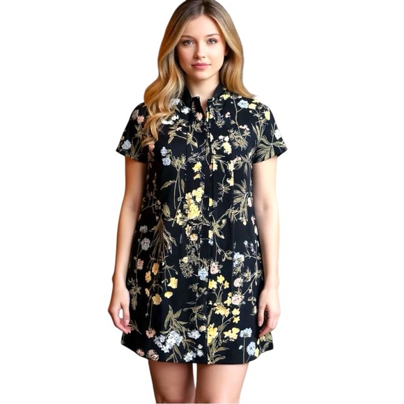 LAFAYETTE 148 NY Jem Floral Silk Sleeveless Blouse. Black, Blue, Pink. Small - Picture 3 of 15